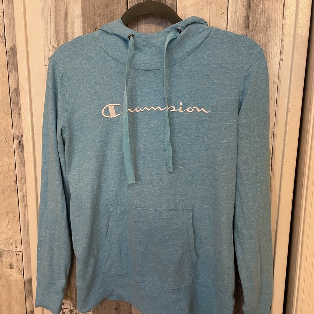 BLUE CHAMPION HOODIE